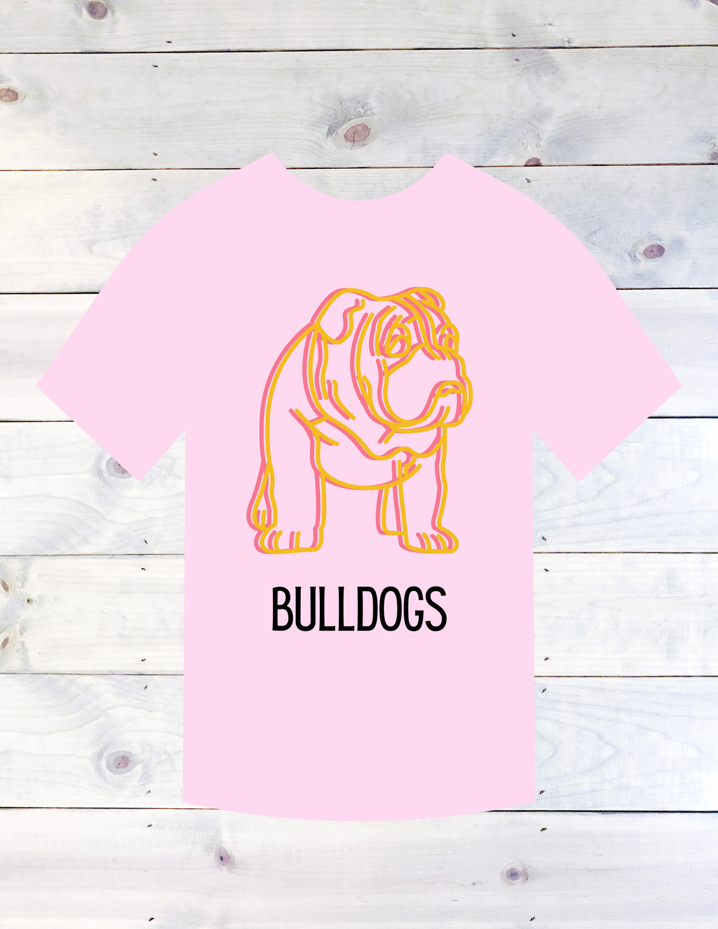 Bulldogs Neon Tee