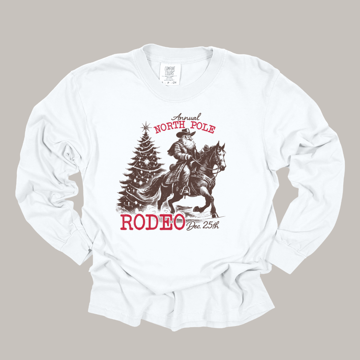 North Pole Rodeo Long Sleeve Tee